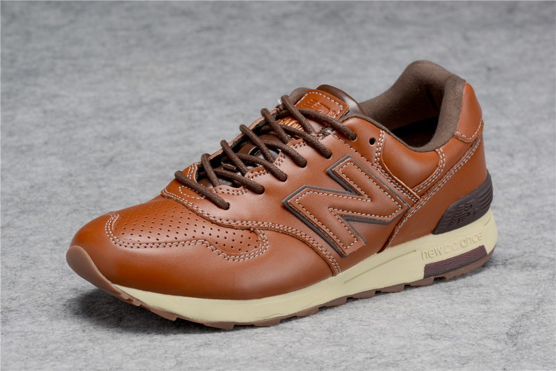 new balance cuir noir marron